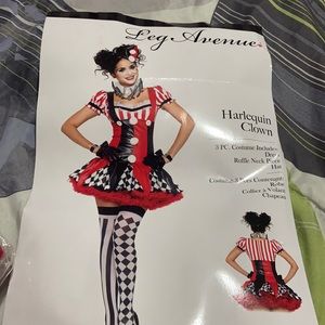 Harley Quinn Clown Costume